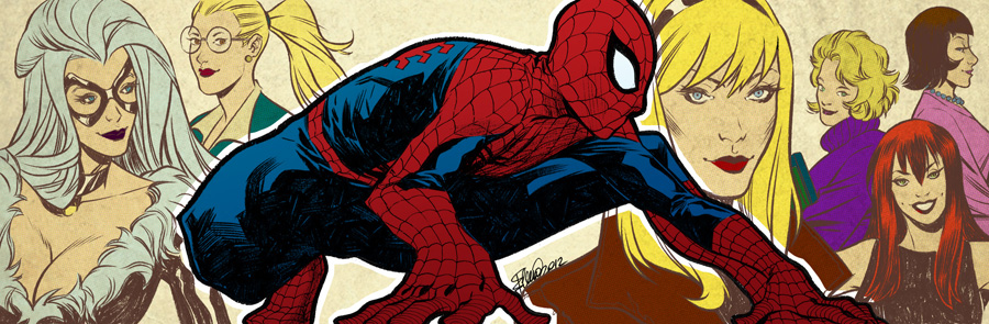 5248537-spider_man_and_his_women_for_blastoff_comics_by_laraw-d52czqo