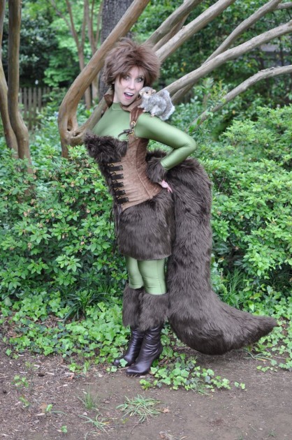 松鼠妹虽然火,cosplay却少见