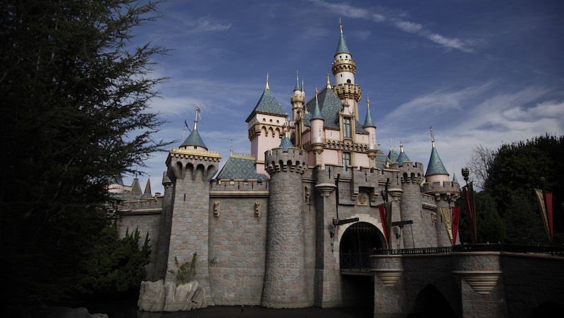 The Sleeping Beauty's Castle is seen at Disneyland, Thursday, Jan. 22, 2015, in Anaheim, Calif. Seventy people have been infected in a measles outbreak that led California public health officials to urge those who haven't been vaccinated against the disease, including children too young to be immunized, should avoid Disney parks where the spread originated. (AP Photo/Jae C. Hong)
