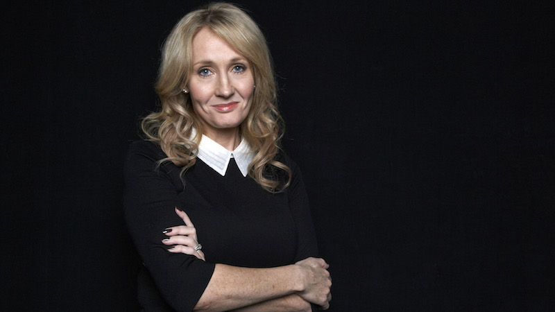 FILE - This Oct. 16, 2012 file photo shows author J.K. Rowling at an appearance to promote her latest book "The Casual Vacancy," at The David H. Koch Theater in New York. (Photo by Dan Hallman/Invision/AP, File)