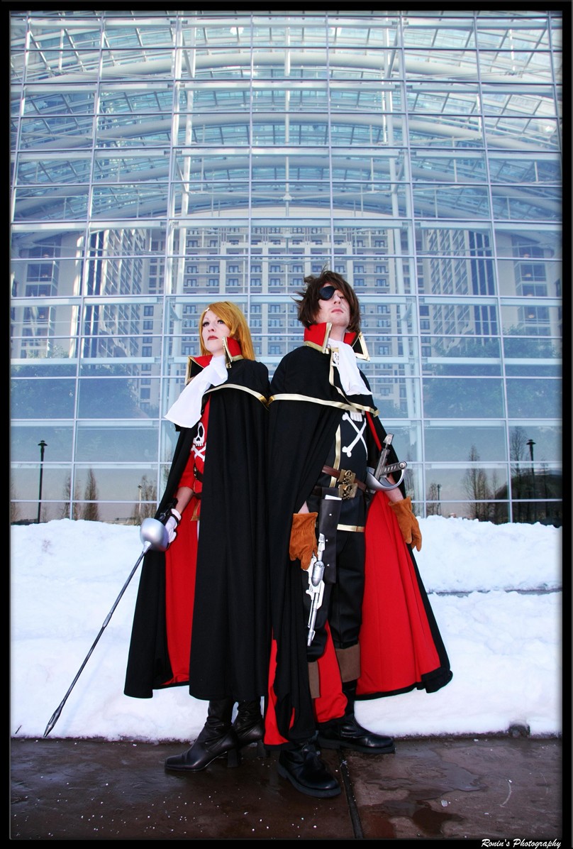 Emeraldas & Captain Harlock 