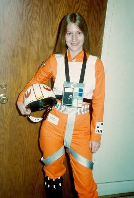 80年代的星球大战Coser，素颜美人